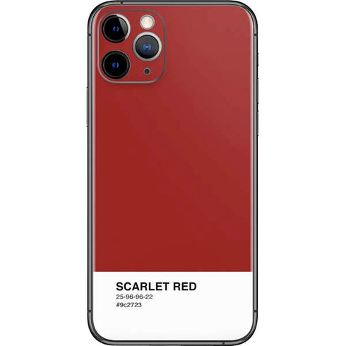 Scarlet Red iPhone 11 Pro Skin
